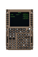 FSC B747 FMC Flight Management Computer fronte schermo 2